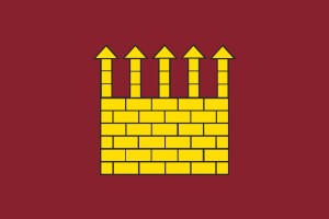 Bandera de Castell de Mur de alta calidad para exterior 123