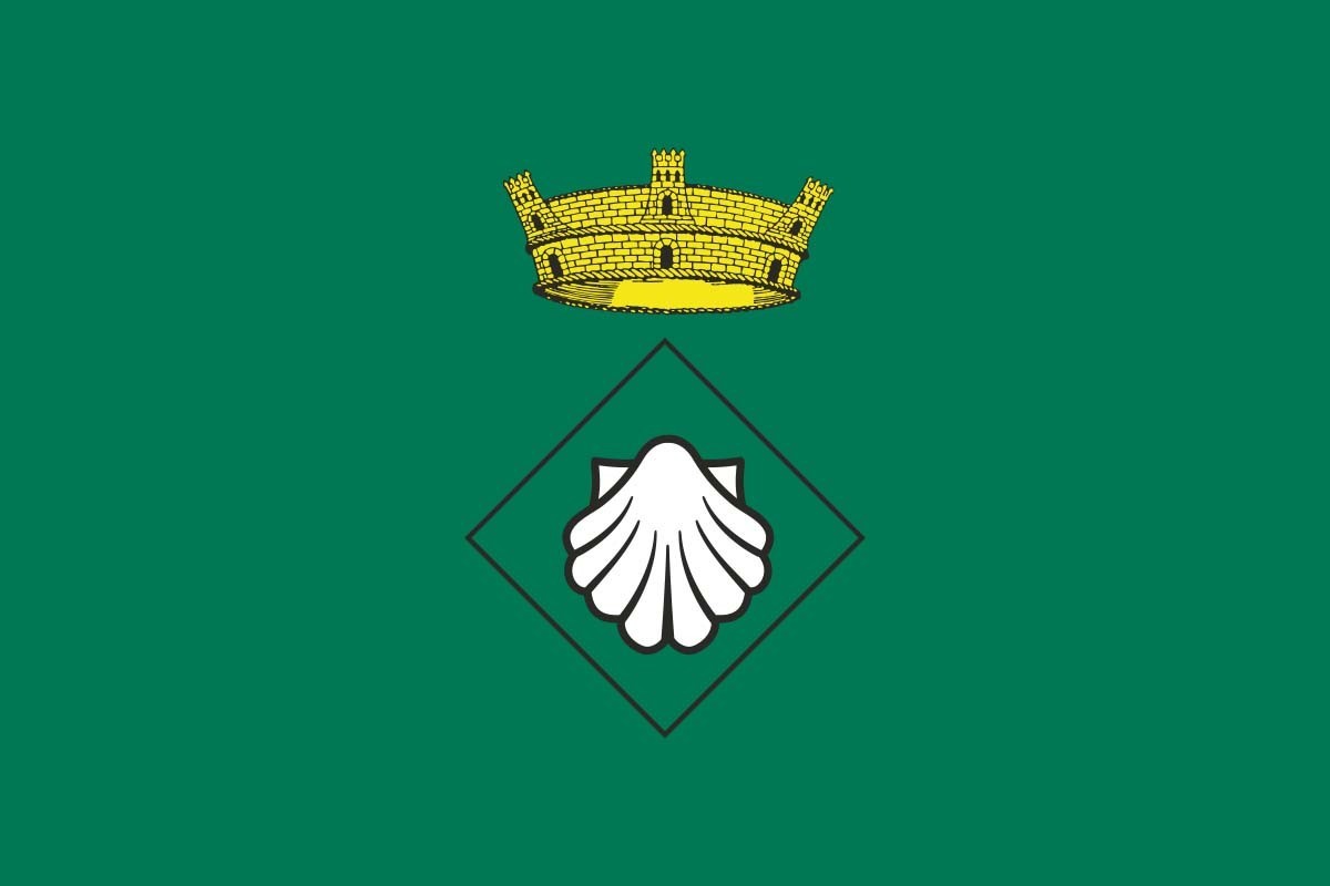 Bandera de Sant Jaume dels Domenys de alta calidad para exterior