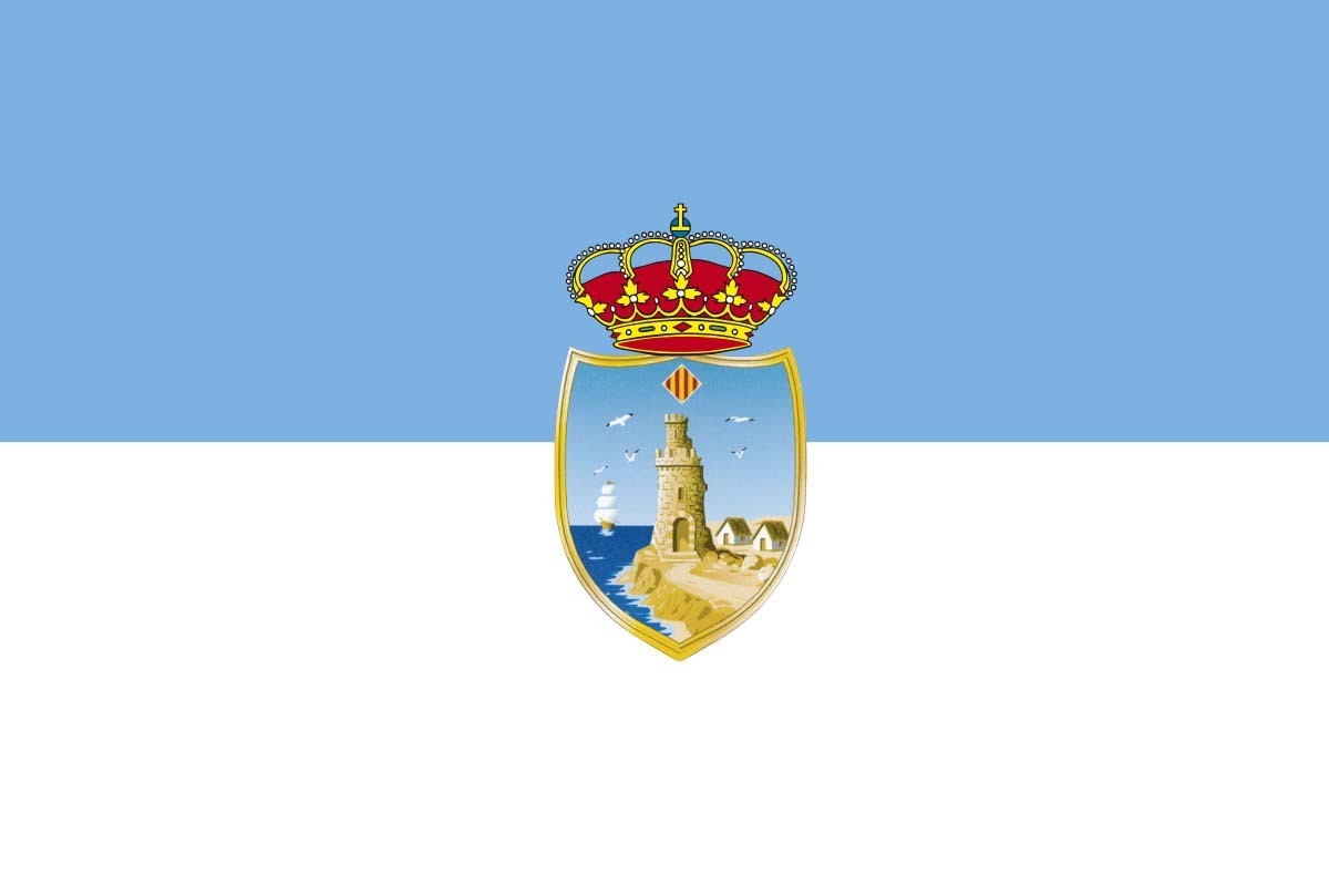 Bandera de Torrevieja de alta calidad para exterior Bandera de Torrevieja de alta calidad para exterior