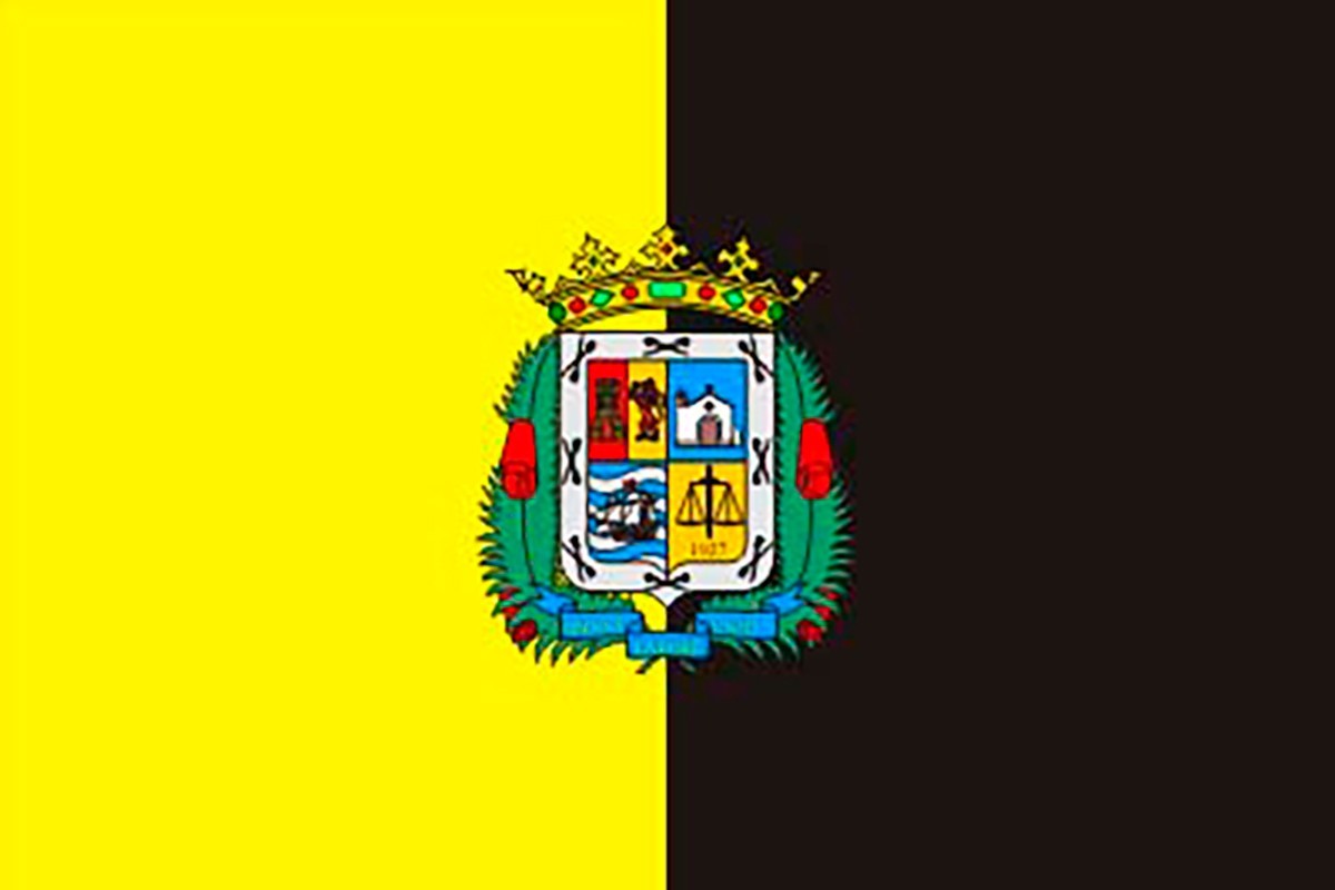 Bandera de Aldea de San Nicolás de alta calidad para exterior