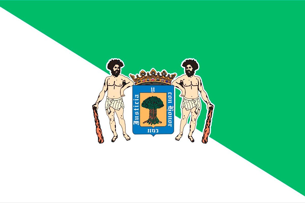 Bandera de Valsequillo de Gran Canaria de alta calidad para exterior Bandera de Valsequillo de Gran Canaria de alta calidad para exterior