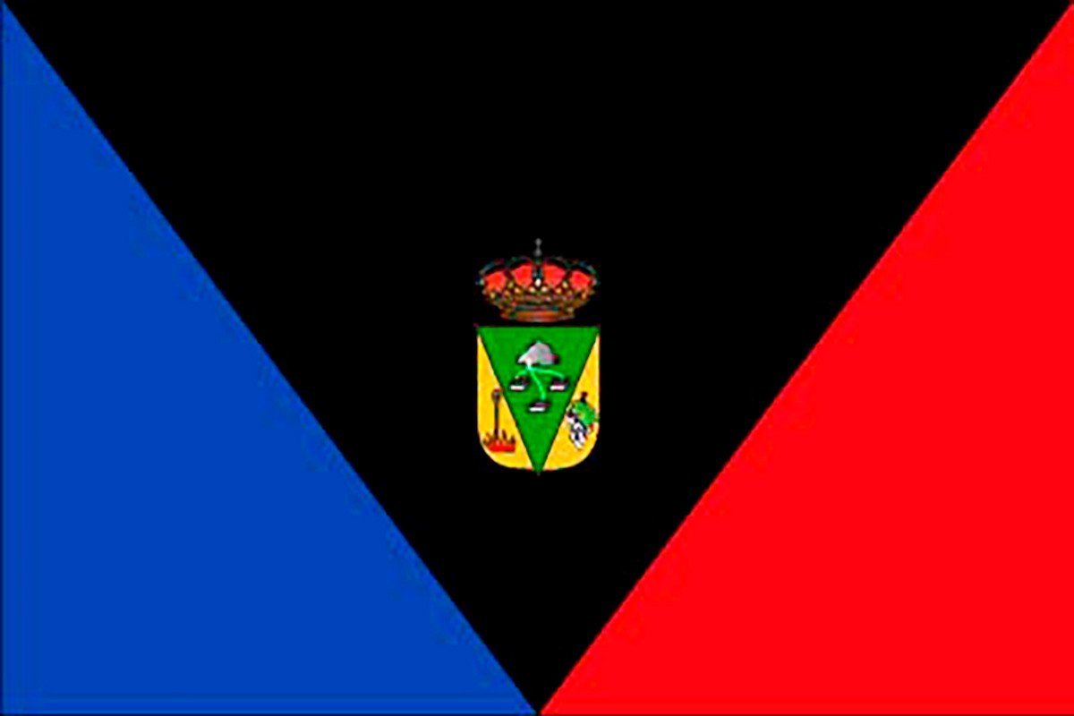 Bandera de Fuencaliente de la Palma de alta calidad para exterior Bandera de Fuencaliente de la Palma de alta calidad para exterior
