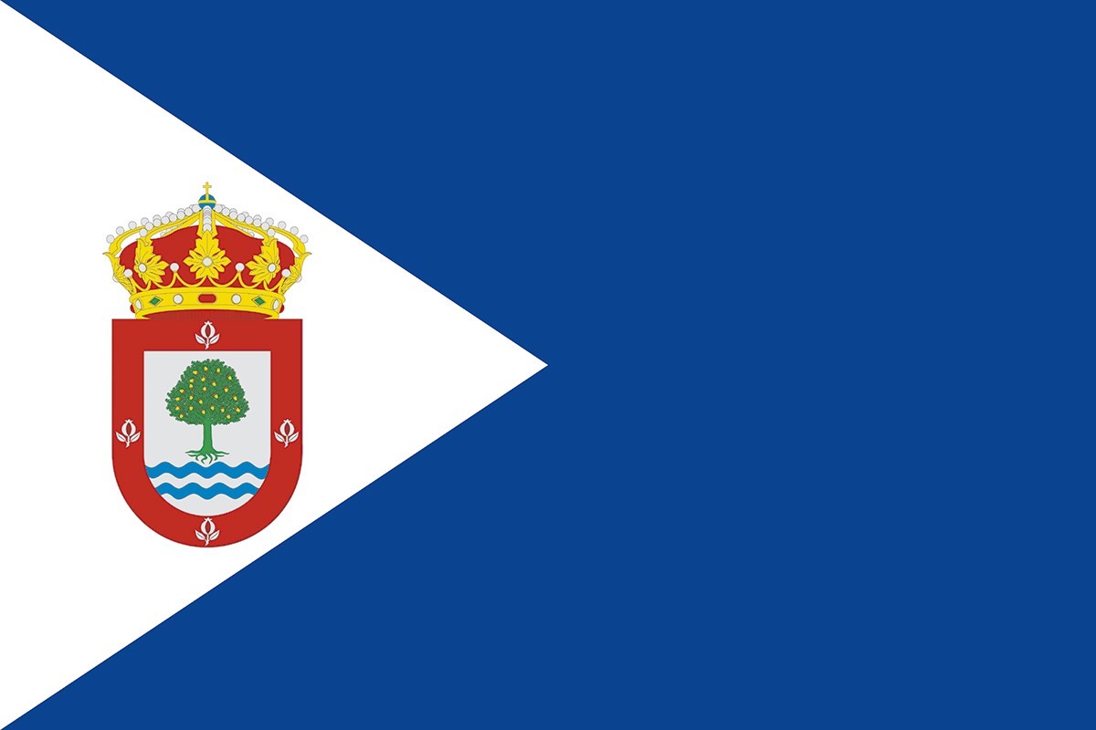 Bandera de Alagón del Río de alta calidad para exterior Bandera de Alagón del Río de alta calidad para exterior