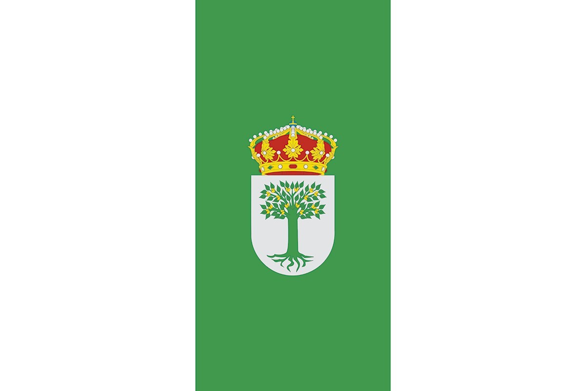 Bandera de Almendralejo de alta calidad para exterior Bandera de Almendralejo de alta calidad para exterior