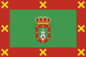 Bandera de Berzocana de alta calidad para exterior 123