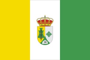 Bandera de Casas de Don Gómez de alta calidad para exterior 123