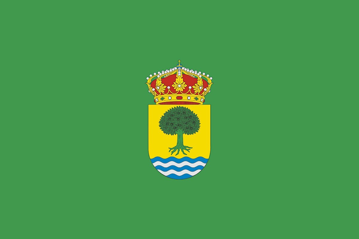 Bandera de Castañar de Ibor de alta calidad para exterior Bandera de Castañar de Ibor de alta calidad para exterior