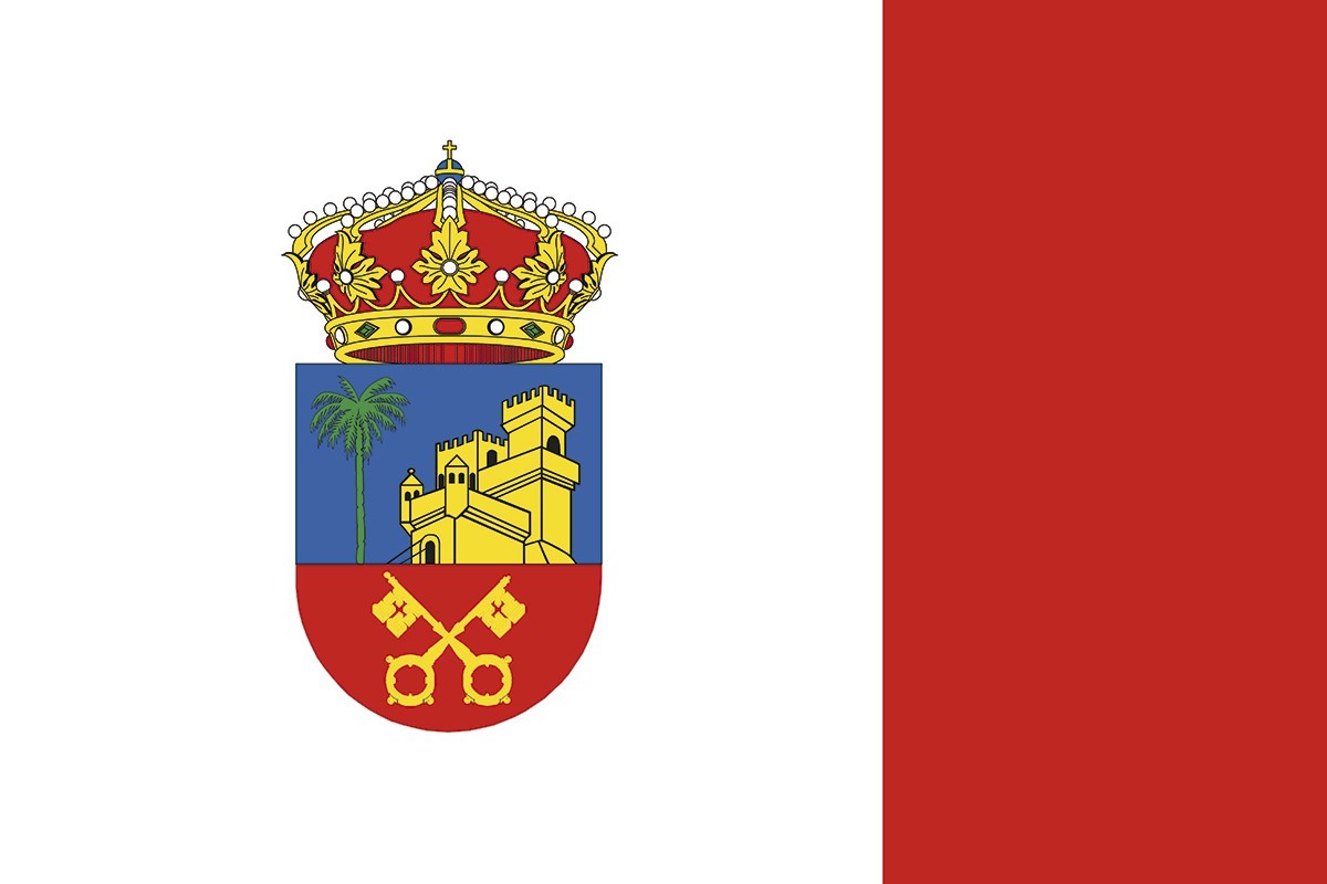 Bandera de Don Benito de alta calidad para exterior Bandera de Don Benito de alta calidad para exterior