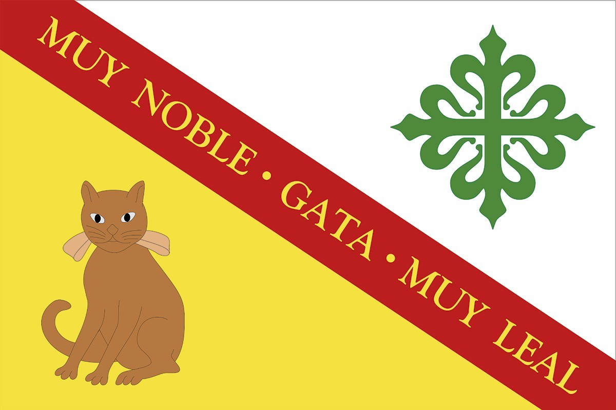 Bandera de Gata de alta calidad para exterior Bandera de Gata de alta calidad para exterior