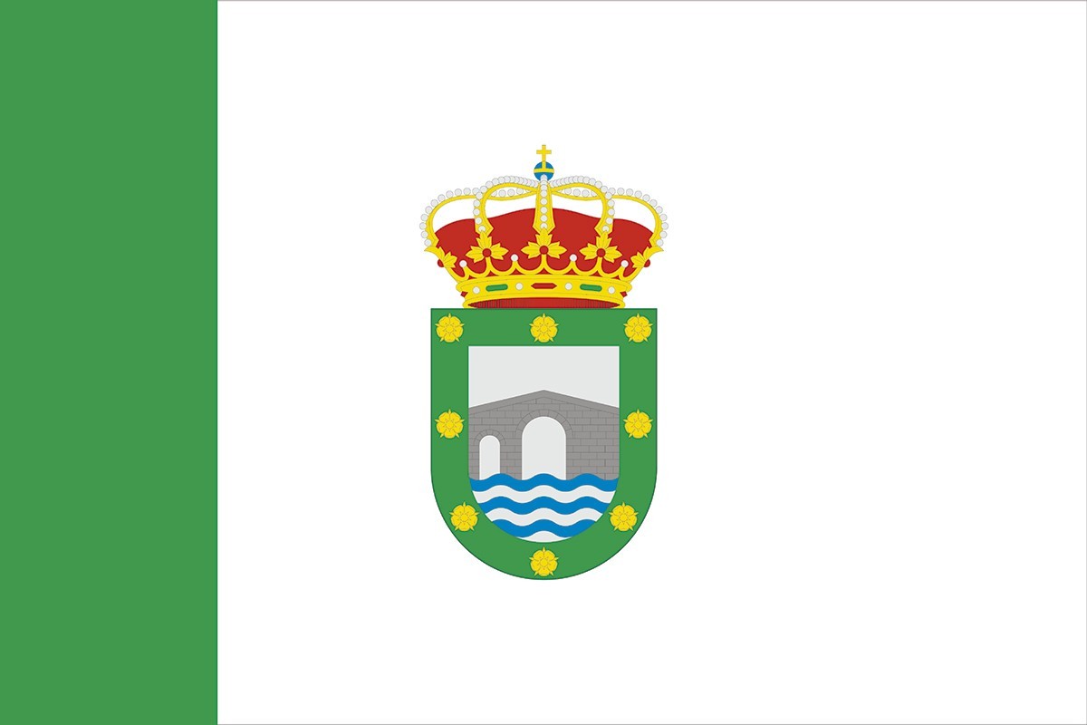 Bandera de Losar de la Vera de alta calidad para exterior Bandera de Losar de la Vera de alta calidad para exterior