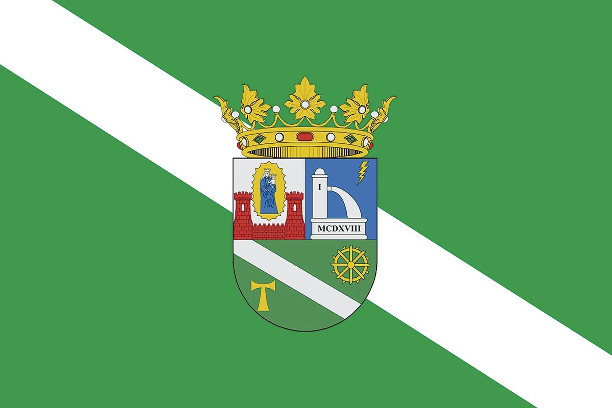 Bandera de Navalvillar de Pela de alta calidad para exterior