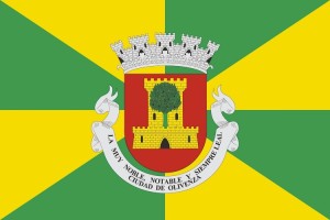 Bandera de Olivenza de alta calidad para exterior 123