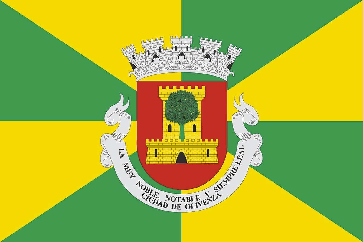 Bandera de Olivenza de alta calidad para exterior Bandera de Olivenza de alta calidad para exterior