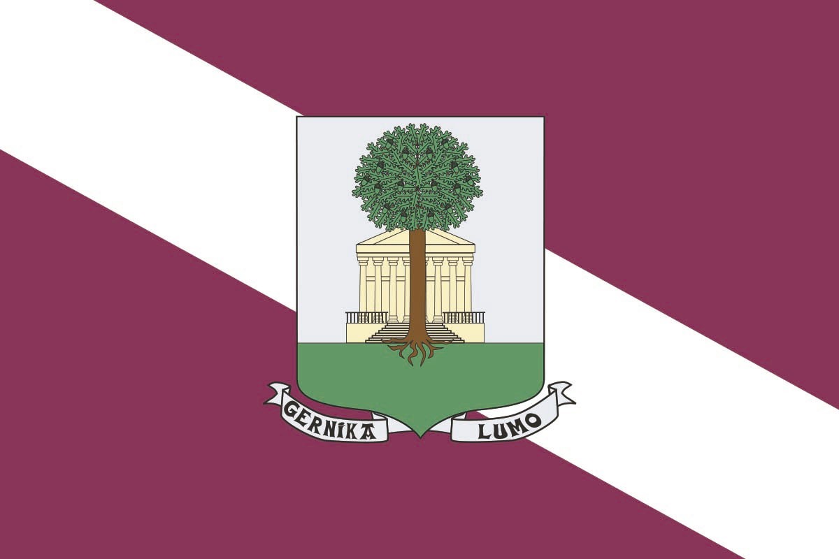 Bandera de Gernika de alta calidad para exterior