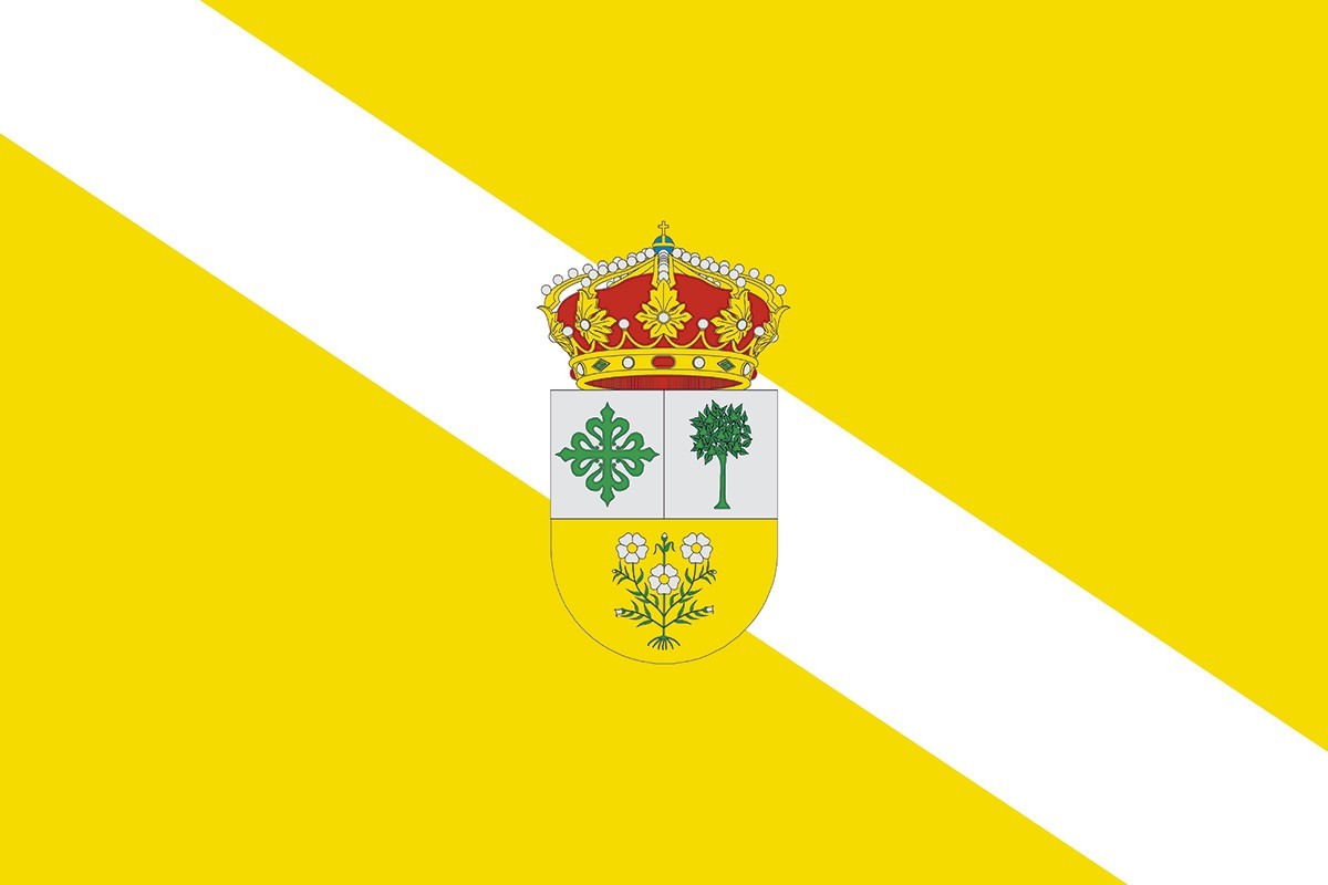 Bandera de Peraleda del Zaucejo de alta calidad para exterior Bandera de Peraleda del Zaucejo de alta calidad para exterior
