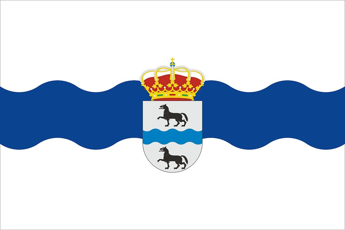 Bandera de Riolobos de alta calidad para exterior Bandera de Riolobos de alta calidad para exterior