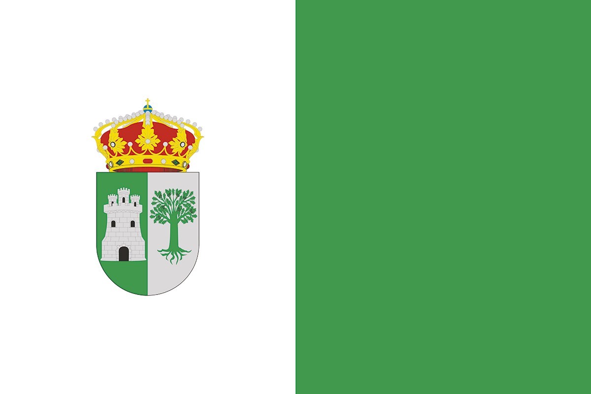 Bandera de Robledillo de Trujillo de alta calidad para exterior Bandera de Robledillo de Trujillo de alta calidad para exterior