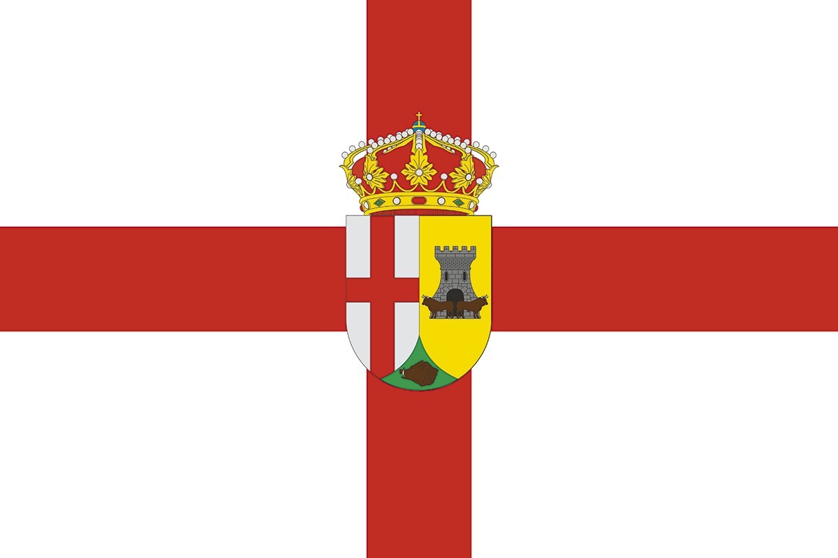 Bandera de Valdecaballeros de alta calidad para exterior Bandera de Valdecaballeros de alta calidad para exterior