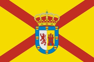 Bandera de Villagarcía de la Torre de alta calidad para exterior 123
