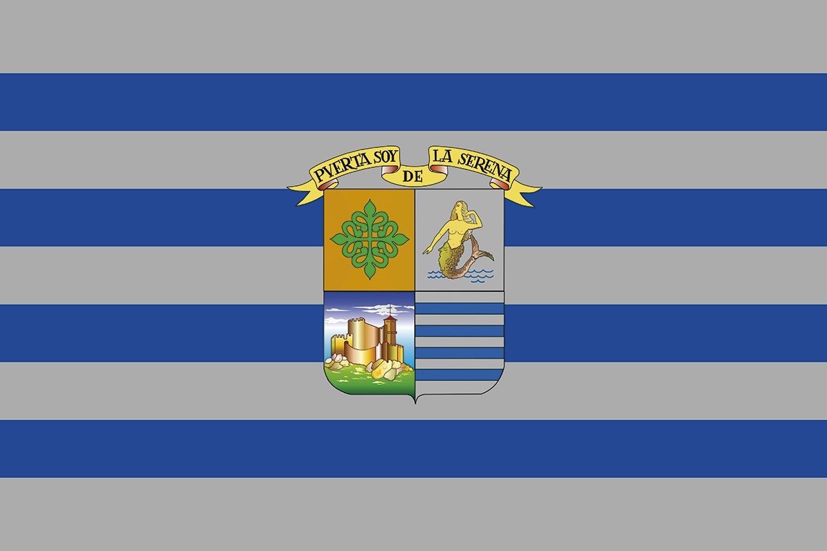 Bandera de Villanueva de la Serena de alta calidad para exterior Bandera de Villanueva de la Serena de alta calidad para exterior