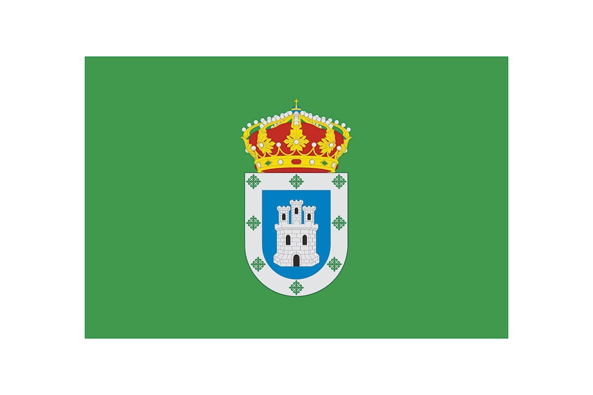 Bandera de Villasbuenas de Gata de alta calidad para exterior Bandera de Villasbuenas de Gata de alta calidad para exterior
