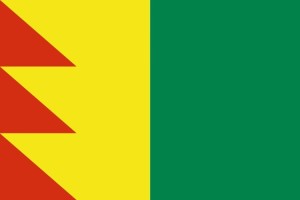 Bandera de Villanueva de San Juan de alta calidad para exterior 123