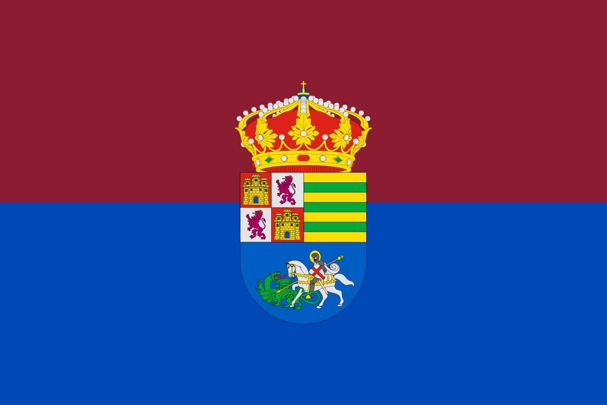 Bandera de Alcalá de los Gazules de alta calidad para exterior Bandera de Alcalá de los Gazules de alta calidad para exterior
