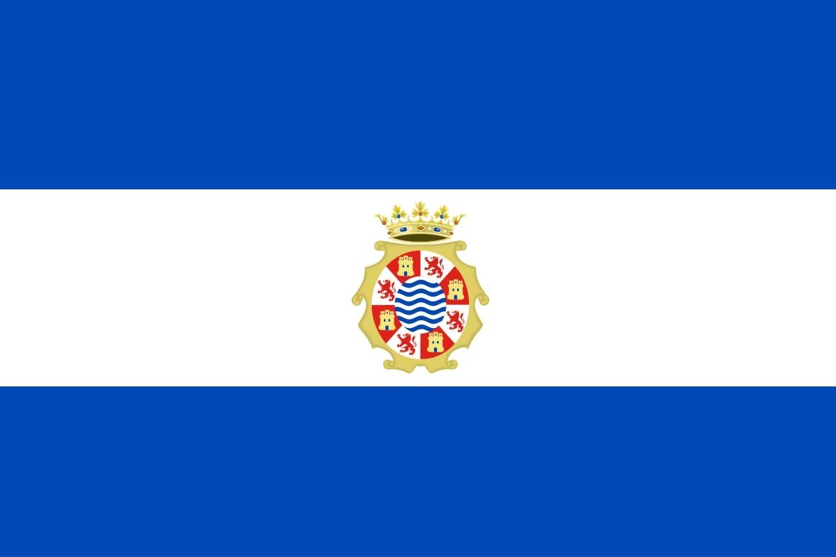 Bandera de Jerez de la Frontera de alta calidad para exterior Bandera de Jerez de la Frontera de alta calidad para exterior