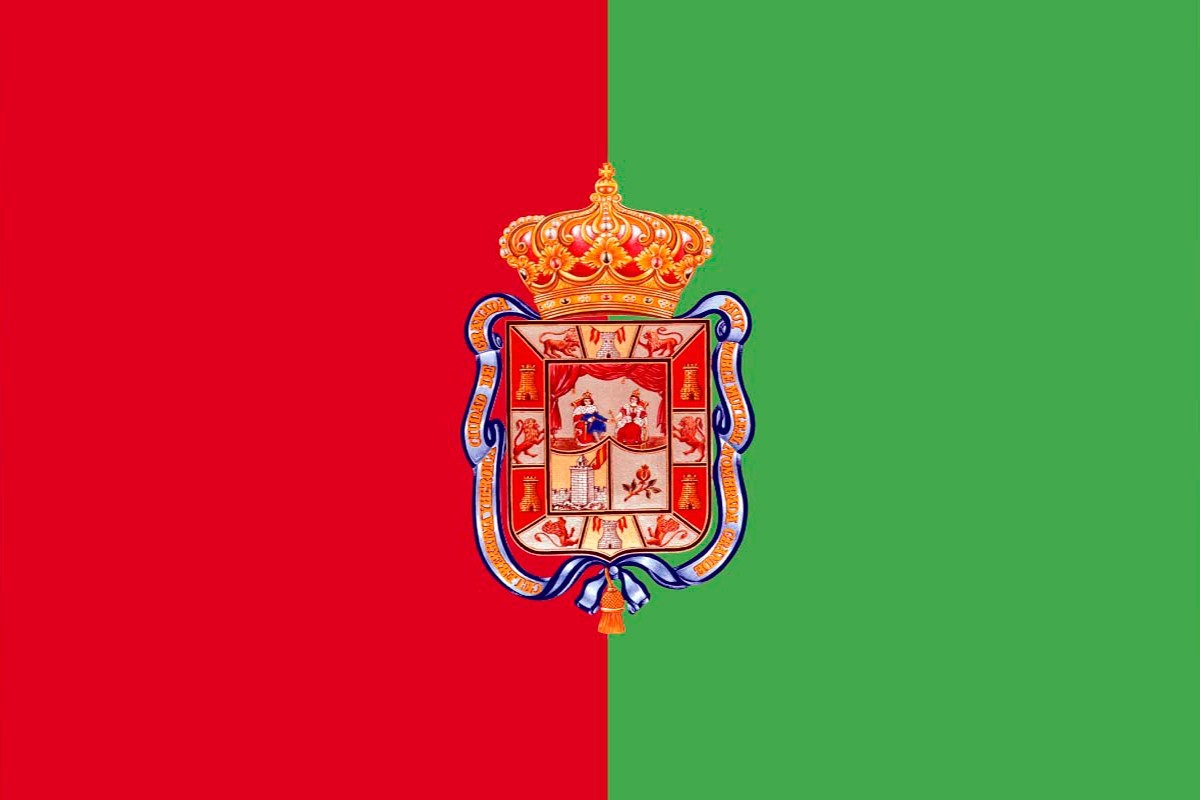 Bandera de Granada municipio de alta calidad para exterior Bandera de Granada municipio de alta calidad para exterior
