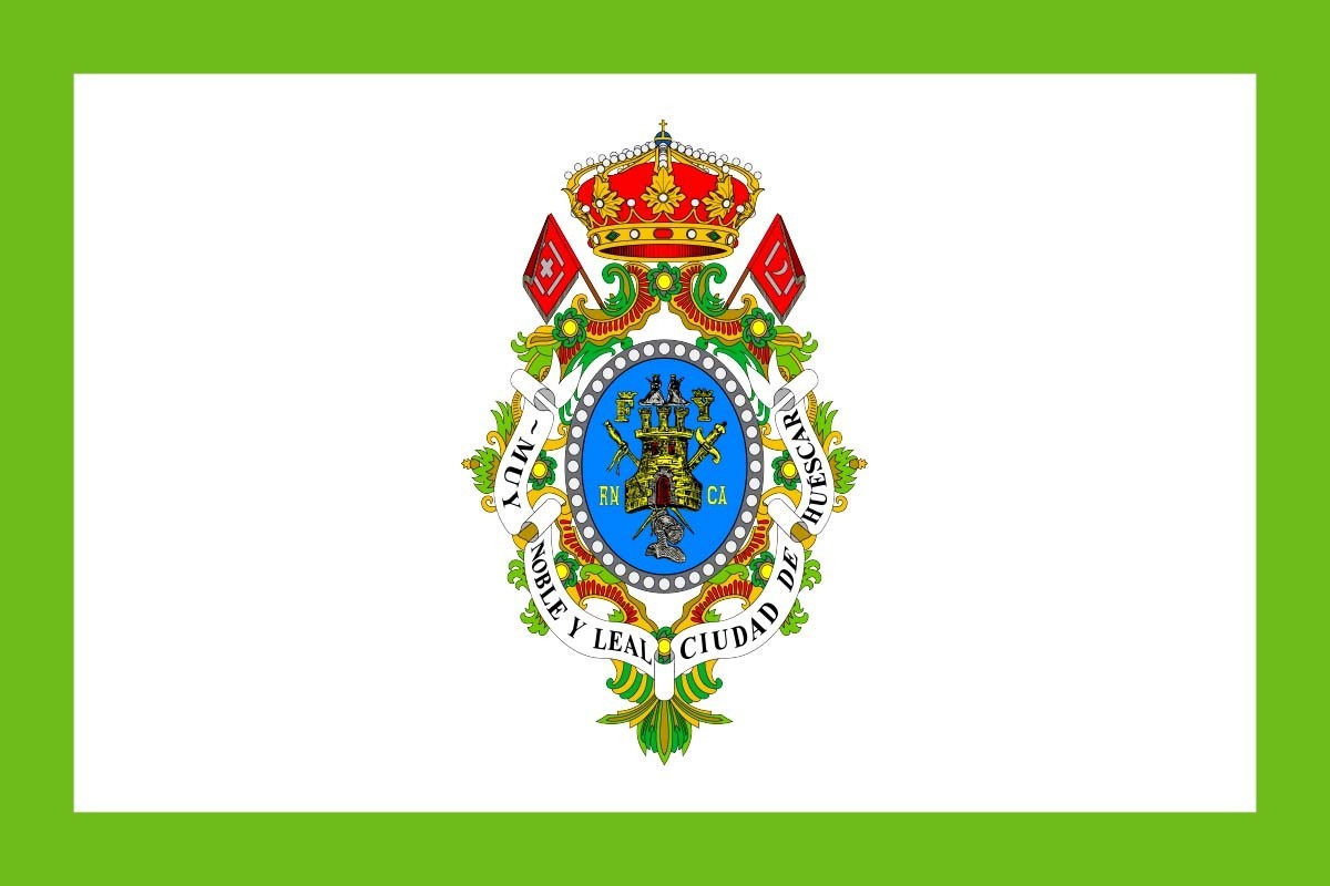 Bandera de Huéscar de alta calidad para exterior Bandera de Huéscar de alta calidad para exterior