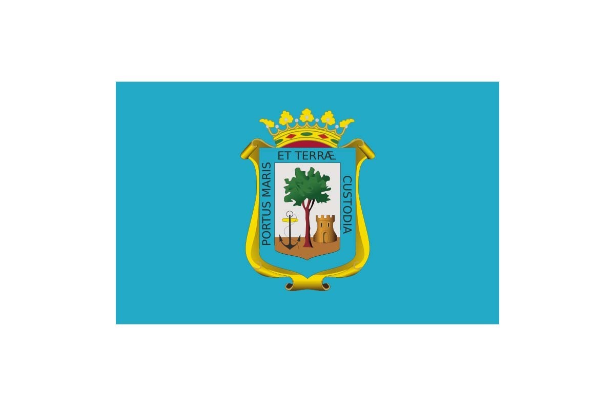 Bandera de Huelva de alta calidad para exterior