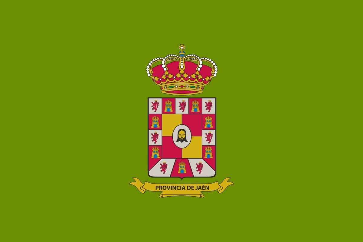 Bandera de Jaén de alta calidad para exterior