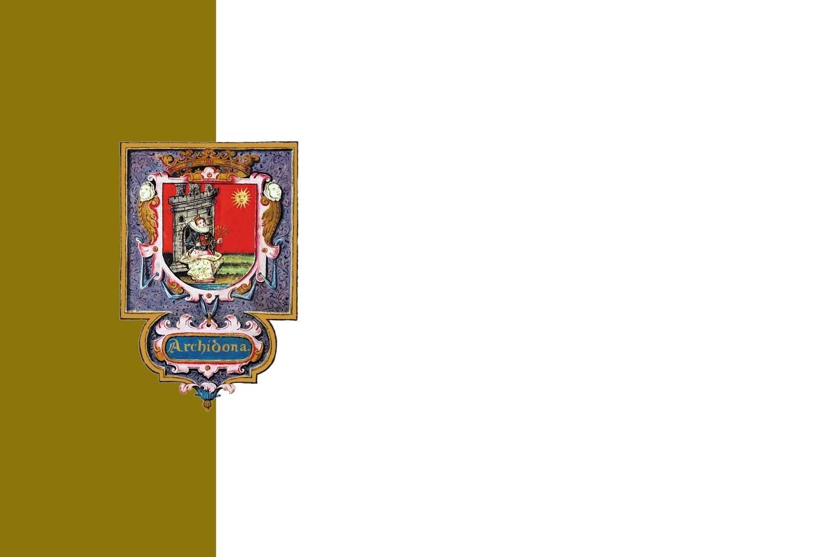 Bandera de Archidona de alta calidad para exterior Bandera de Archidona de alta calidad para exterior