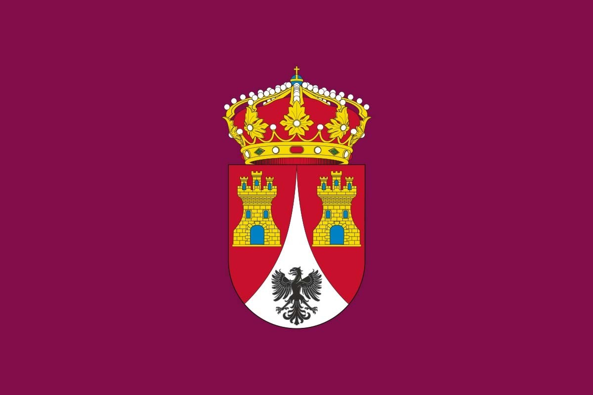Bandera de Aguilar de Campos de alta calidad para exterior Bandera de Aguilar de Campos de alta calidad para exterior