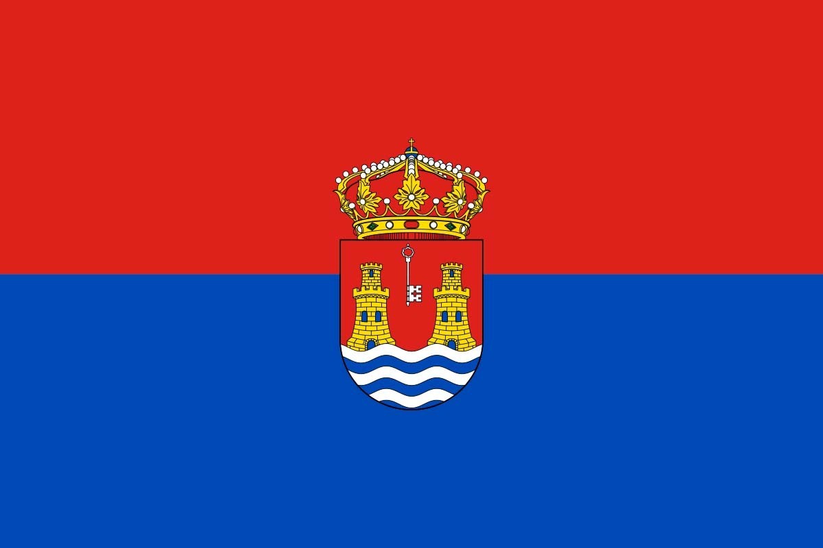 Bandera de Alcazarén de alta calidad para exterior Bandera de Alcazarén de alta calidad para exterior