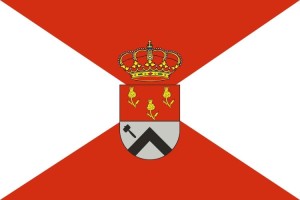 Bandera de Aldeaseca de la Frontera de alta calidad para exterior 123