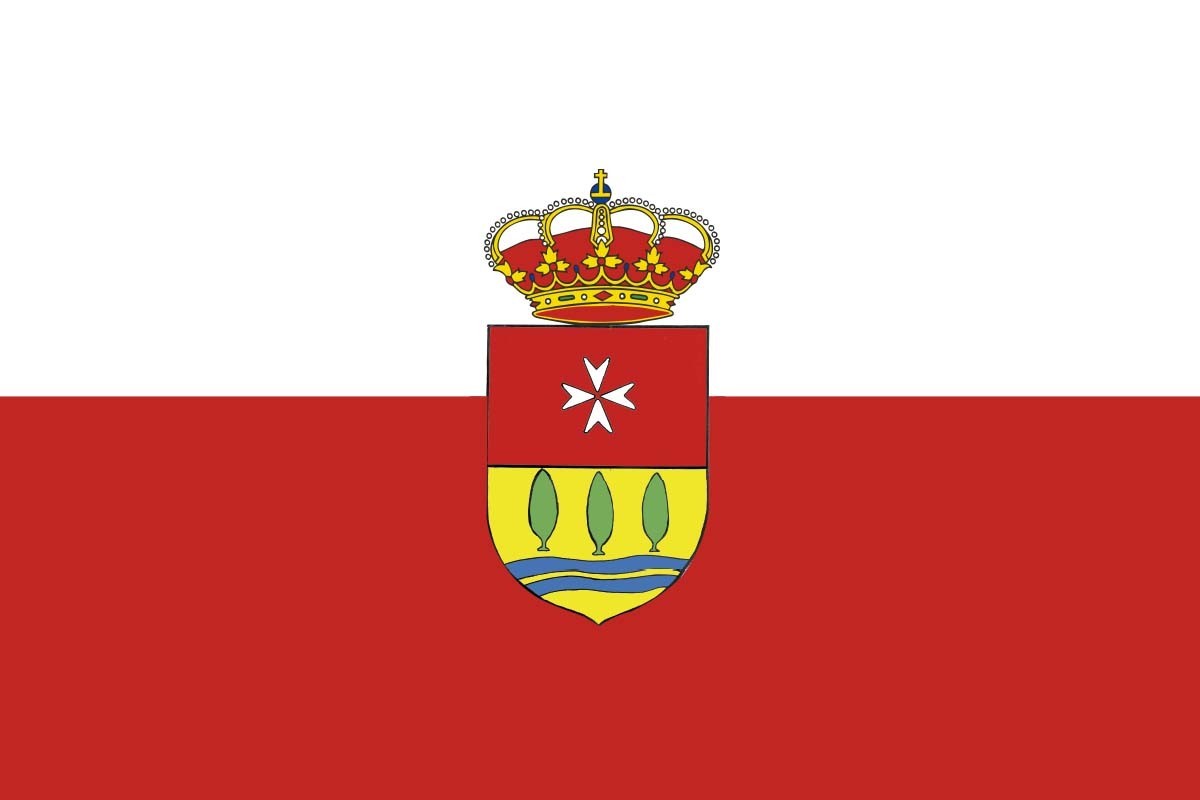 Bandera de Arroyo de la Encomienda de alta calidad para exterior Bandera de Arroyo de la Encomienda de alta calidad para exterior