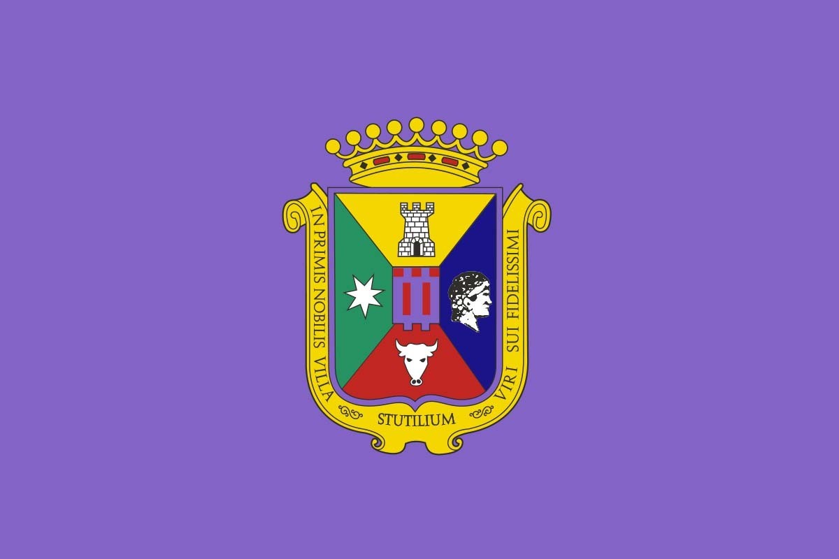 Bandera de Astudillo de alta calidad para exterior