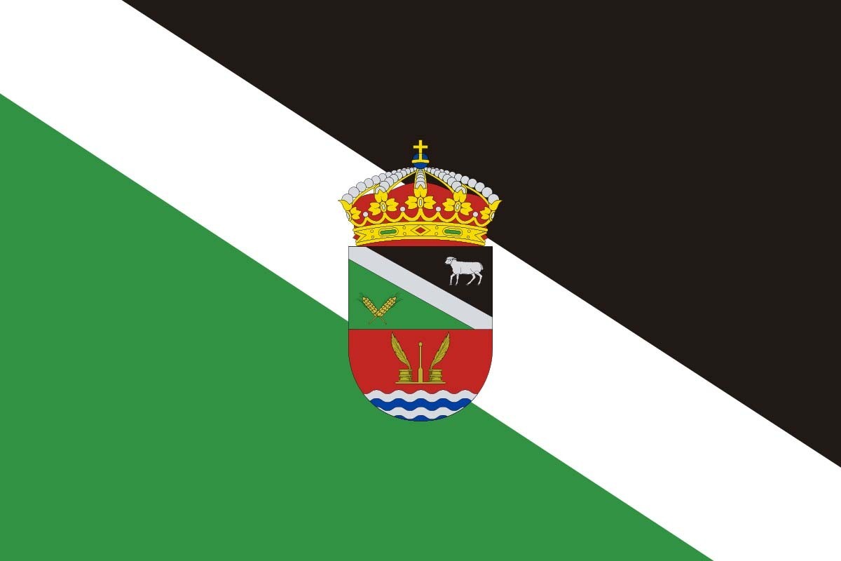 Bandera de Bañuelos de Bureba de alta calidad para exterior Bandera de Bañuelos de Bureba de alta calidad para exterior