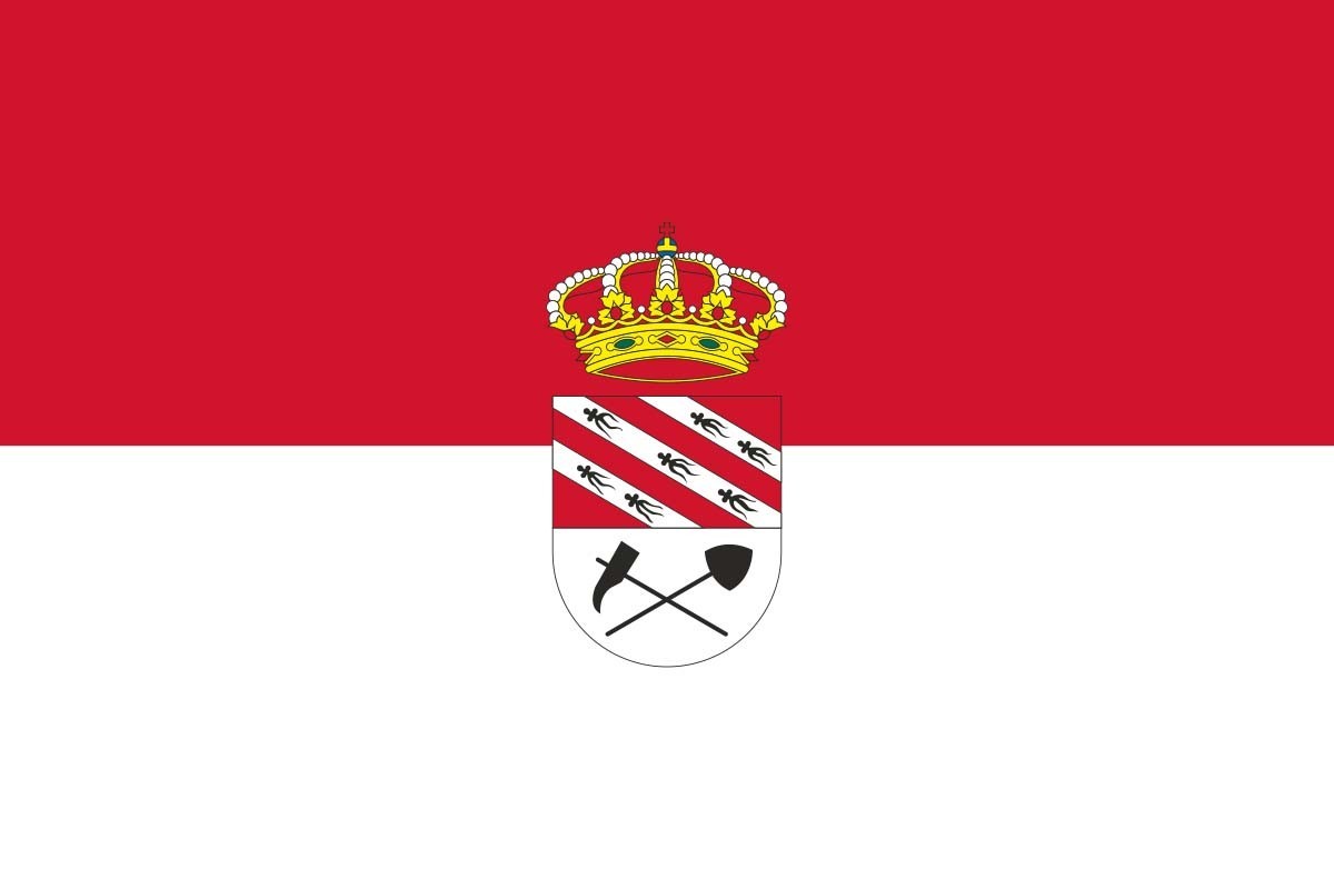 Bandera de Barruelo de Santullán de alta calidad para exterior