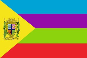 Bandera de Báscones de Ojeda de alta calidad para exterior 123