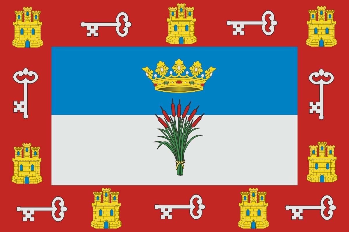 Bandera de Bercimuel de alta calidad para exterior