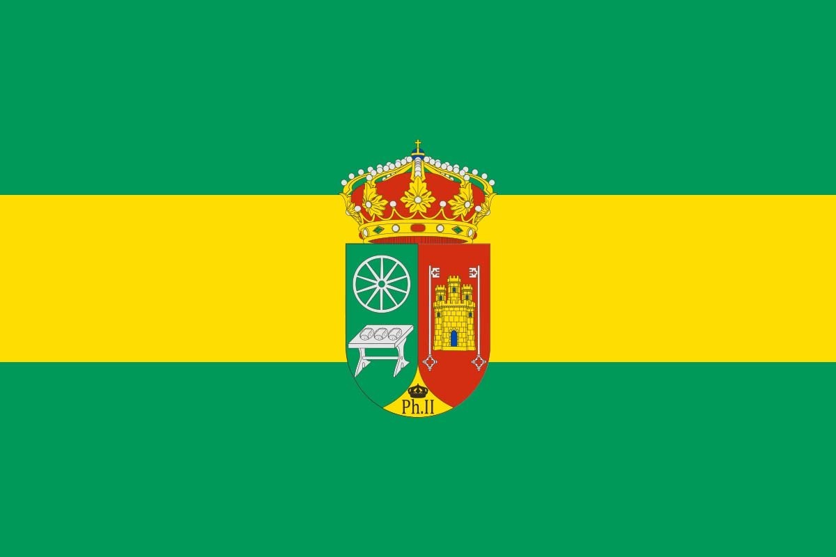 Bandera de Boceguillas de alta calidad para exterior