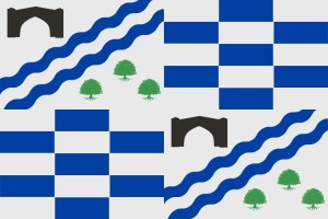 Bandera de Bóveda del Río Almar de alta calidad para exterior 123