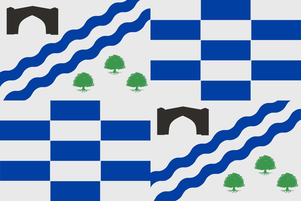 Bandera de Bóveda del Río Almar de alta calidad para exterior