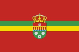 Bandera de Calzada de los Molinos de alta calidad para exterior 123