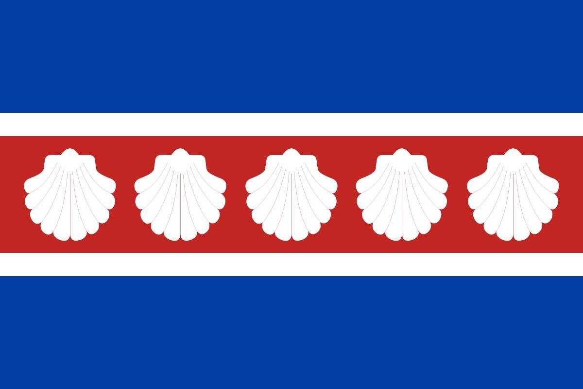 Bandera de Camponaraya de alta calidad para exterior