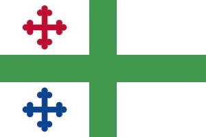 Bandera de Larrabetzu de alta calidad para exterior 123