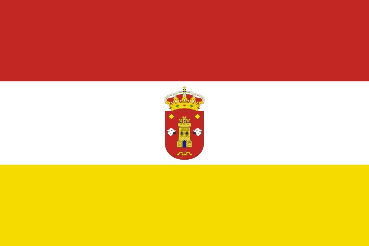 Bandera de Cascajares de Bureba de alta calidad para exterior Bandera de Cascajares de Bureba de alta calidad para exterior