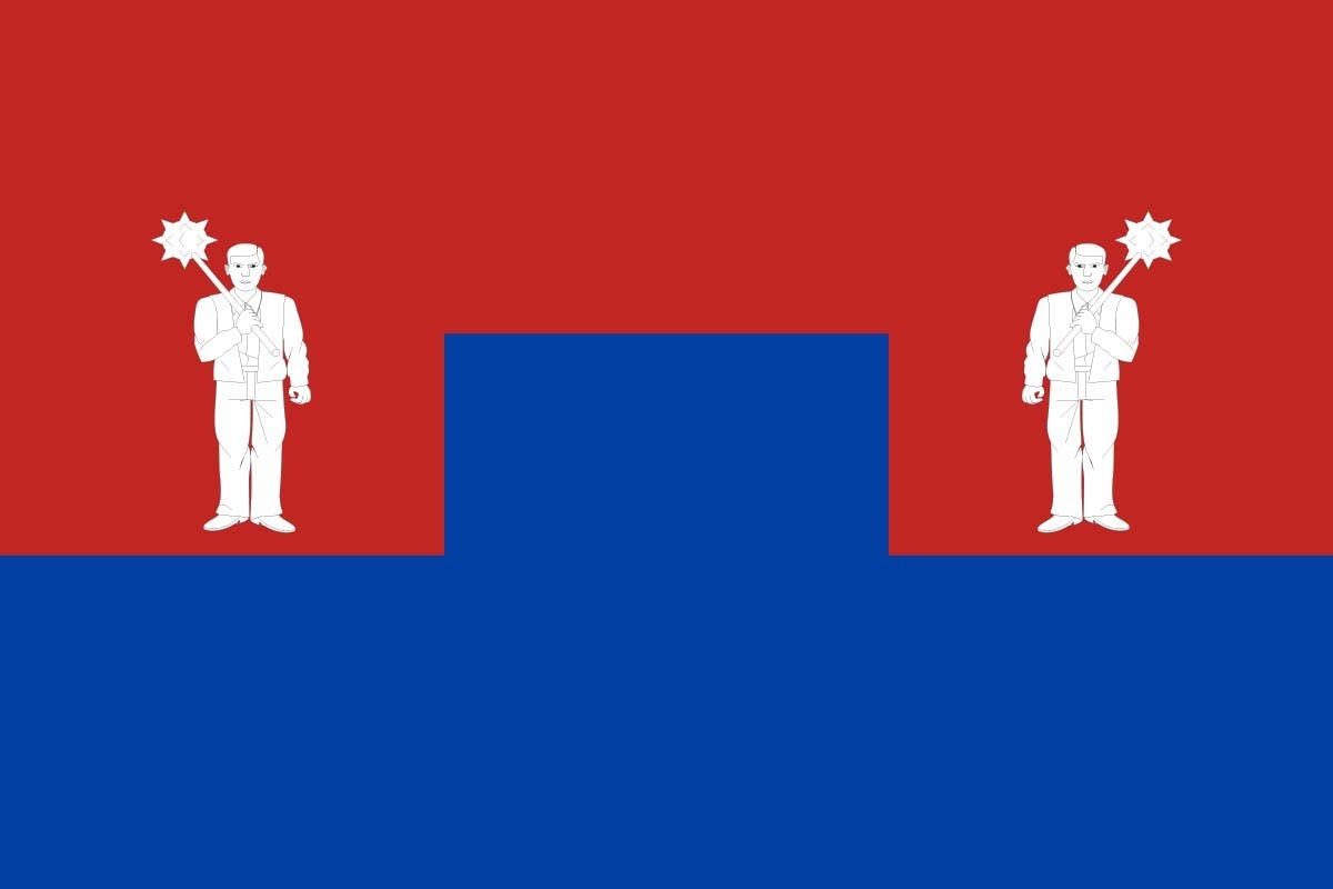 Bandera de Castil de Peones de alta calidad para exterior Bandera de Castil de Peones de alta calidad para exterior